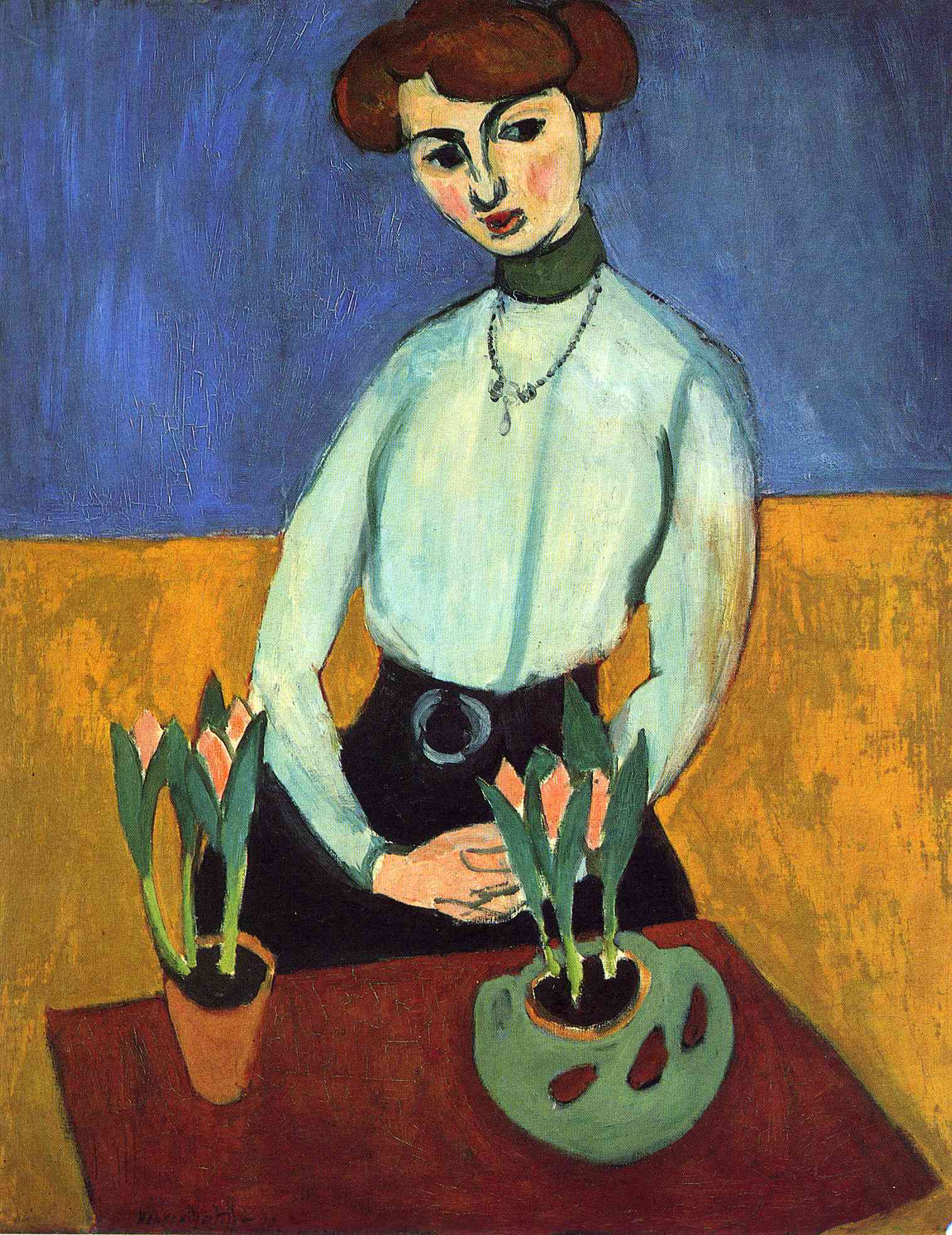 Henri Matisse - Girl with Tulips 1910